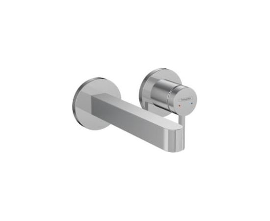 Hansgrohe iebūvējamā izlietnes maisītāja Finoris virsapmetuma daļa, 2 caurumu, no sienas, iztece 165 mm, hroms