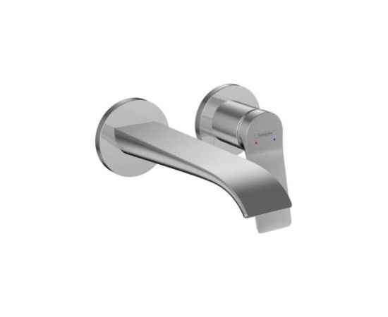 Hansgrohe iebūvējamā izlietnes maisītāja Vivenis virsapmetuma daļa, 2 caurumi, iztece 195 mm, no sienas, hroms