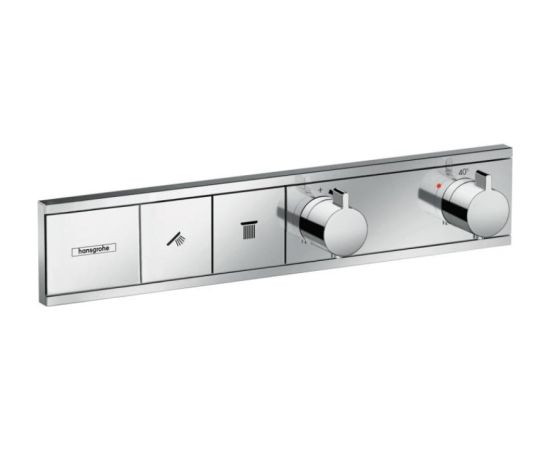 Hansgrohe iebūvējamā termostata RainSelect virsapmetuma daļa, ar 2 izejām, hroms