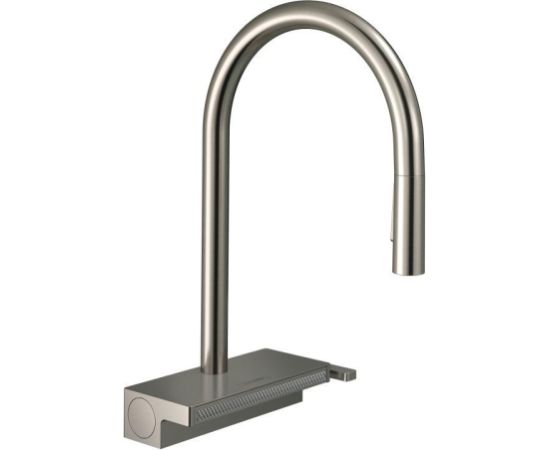 Hansgrohe virtuves izlietnes maisītājs ar izvelkamu dušu Aquno Select M81 170 3jet, stainless steel + sBox