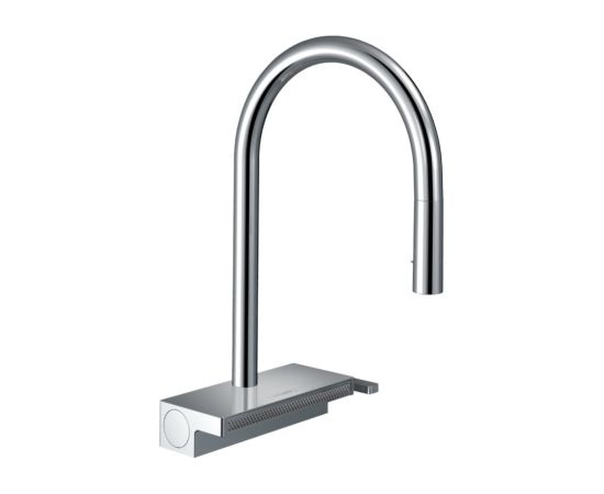 Hansgrohe virtuves izlietnes maisītājs ar izvelkamu dušu Aquno Select M81 170 3jet, hroms + sBox