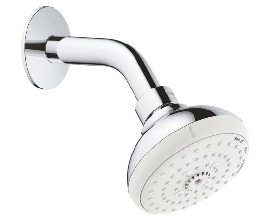 Grohe dušas galva ar turētāju Tempesta 100 III, no sienas, hroms