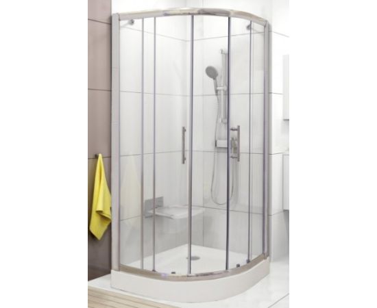 Ravak dušas stūris XP1CP4-90, 900x900 mm, r=550, h=1950, spīdīgs/caurspīdīgs stikls