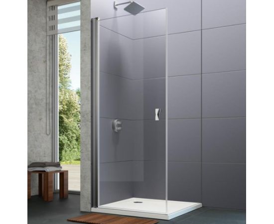 Huppe dušas durvis stūrim/nišai Design pure, 900 mm, h=2000, hroms/caurspīdīgs stikls AP