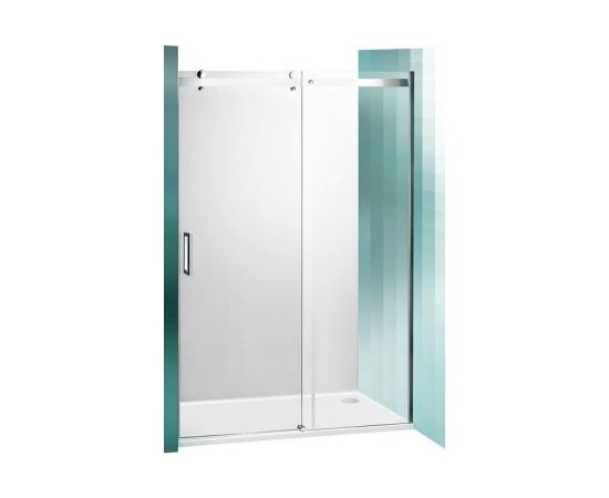 dušas durvis AMD2, 1200 mm, h=2000, briliants/caurspīdīgs stikls