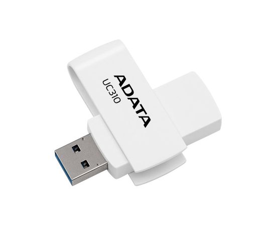 A-data MEMORY DRIVE FLASH USB3.2 128G/WHITE UC310-128G-RWH ADATA