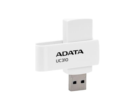 A-data MEMORY DRIVE FLASH USB3.2 128G/WHITE UC310-128G-RWH ADATA