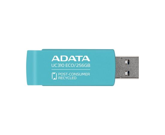 A-data MEMORY DRIVE FLASH USB3.2 256G/GREEN UC310E-256G-RGN ADATA