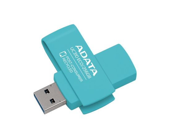 A-data MEMORY DRIVE FLASH USB3.2 256G/GREEN UC310E-256G-RGN ADATA