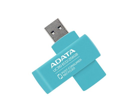 A-data MEMORY DRIVE FLASH USB3.2 256G/GREEN UC310E-256G-RGN ADATA