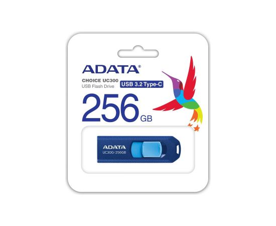 A-data MEMORY DRIVE FLASH USB-C 256GB/ACHO-UC300-256G-RNB/BU ADATA