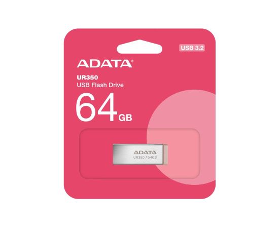 A-data MEMORY DRIVE FLASH USB3.2 64GB/BROWN UR350-64G-RSR/BG ADATA