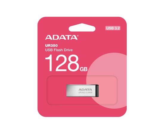 A-data MEMORY DRIVE FLASH USB3.2 128G/BLACK UR350-128G-RSR/BK ADATA