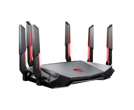 Wireless Router MSI Wireless Router 6600 Mbps IEEE 802.11a IEEE 802.11b IEEE 802.11g IEEE 802.11n IEEE 802.11ac IEEE 802.11ax USB 3.0 4x10/100/1000M 1x2.5GbE LAN \ WAN ports 1 GRAXE66 Wireless Routers