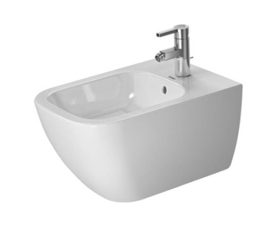 Duravit bidē Happy D.2, stiprināms pie sienas, 355x540 mm, Durafix, anthracite matt