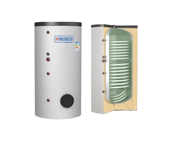 Cordivari karstā ūdens tvertne BOLLY2 ST FB WB 200 (0,5/0,8m2) Akumulācijas - Karstā ūdens tvertnes