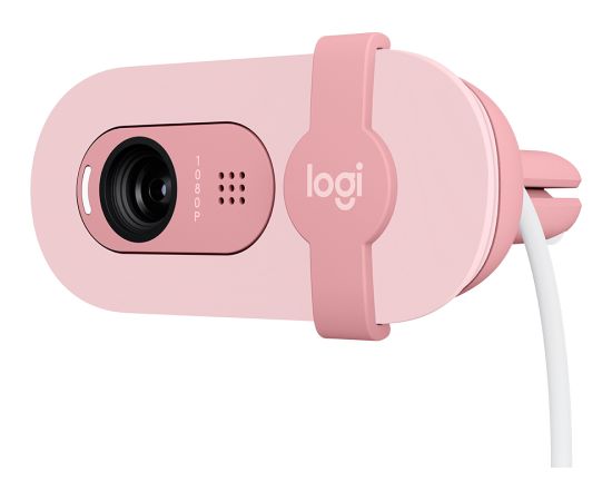 LOGITECH Brio 100 Full HD Webcam - ROSE - USB