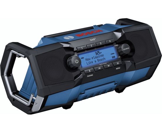 Bosch GPB 18V-2 SC Professional, construction site radio (turquoise/black, Bluetooth, AUX, IP54)