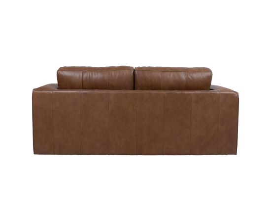 Dīvāns BURTON 2-vietīgs, brūna āda