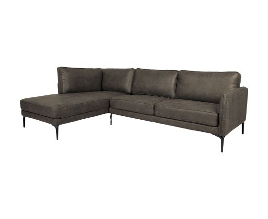 Corner sofa SOFIA LC, greenish brown