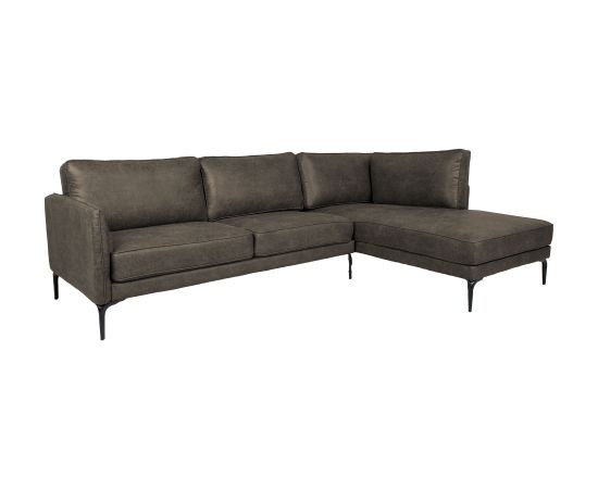 Corner sofa SOFIA RC, greenish brown