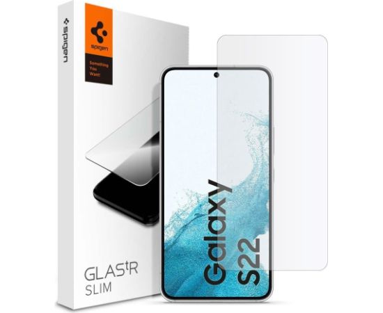 Закаленное стекло Spigen slim для Samsung galaxy S22