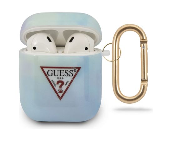 Guess GUACA2TPUMCGC02 AirPods vāciņš niebieski|blue Tie & Dye Collection