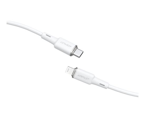 Кабель Acefast MFI USB Type C - Lightning 1.2m, 30W, 3A белый (C2-01 белый)