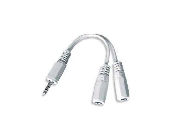 CABLE AUDIO SPLITTER 3.5MM/10CM WHT CCA-415-0.1M GEMBIRD