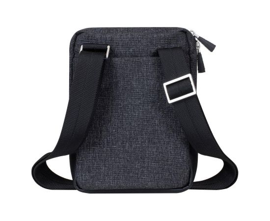 TABLET CASE CROSSBODY 8"/8810 BLACK MELANGE RIVACASE