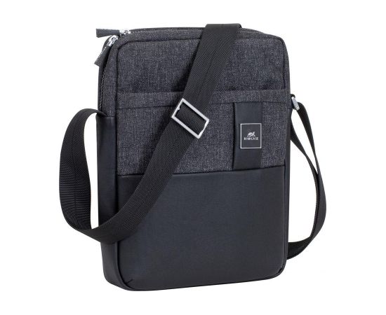 TABLET CASE CROSSBODY 11"/8811 BLACK MELANGE RIVACASE