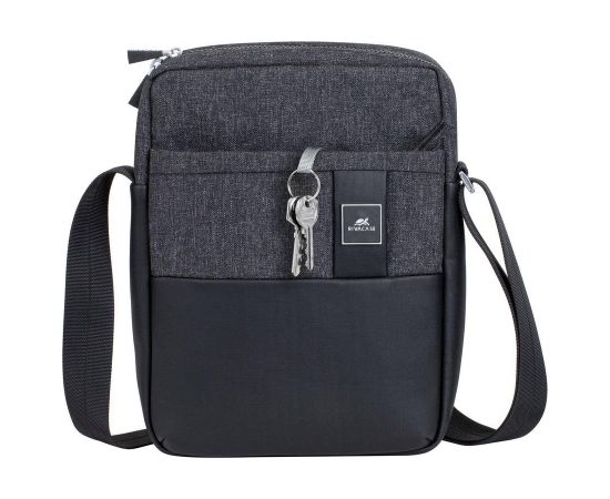 TABLET CASE CROSSBODY 11"/8811 BLACK MELANGE RIVACASE