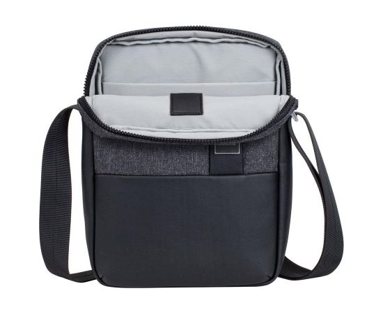 TABLET CASE CROSSBODY 11"/8811 BLACK MELANGE RIVACASE