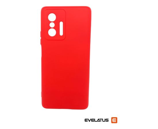 Evelatus  Xiaomi Redmi 11T/11T Pro Silicone case with Bottom Red