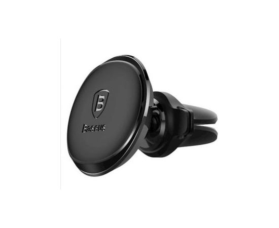 Baseus   Car holder magnetic with cable clip black air ven Black