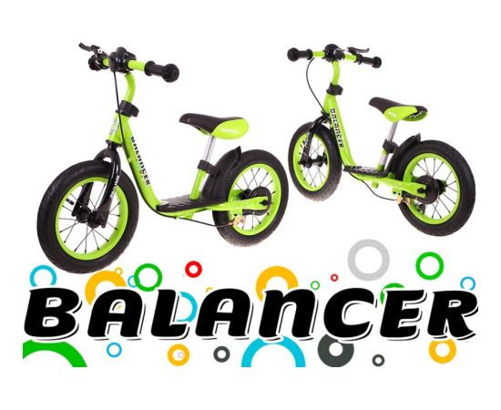 Līdzsvara velosipēds Sportrike Balancer, zaļš