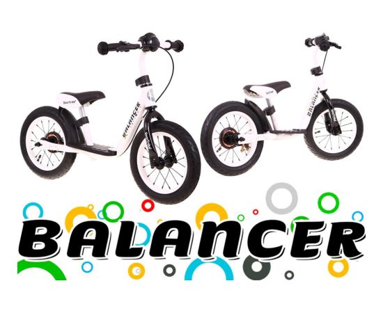 Līdzsvara velosipēds BALANCER, balts