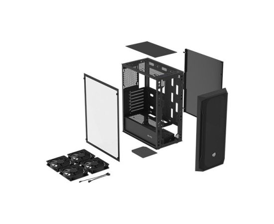 Natec FURY PC CASE FURY SHOBO SH4F MIDI TOWER BLACK