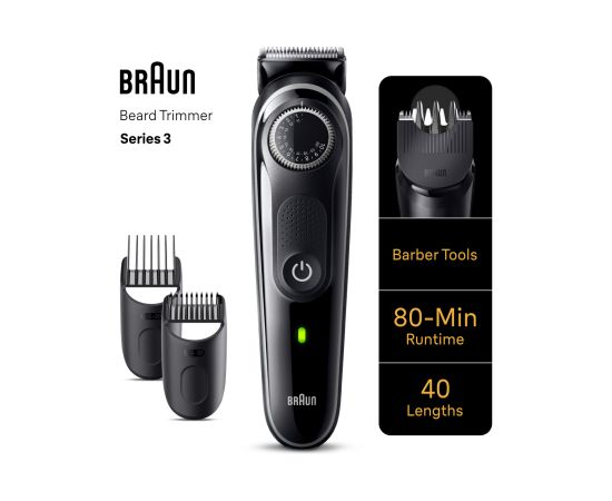 BRAUN BT3440 bārdas trimmeris