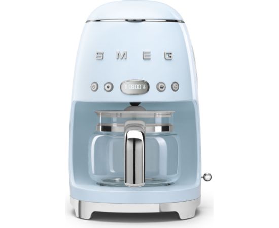 SMEG DCF02PBEU Drip Coffee Machine Pastel blue 50's Style Aesthetic