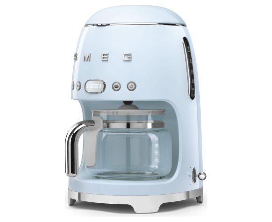 SMEG DCF02PBEU Drip Coffee Machine Pastel blue 50's Style Aesthetic