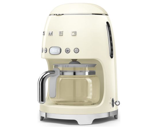 SMEG DCF02CREU Drip Coffee Machine Cream 50's Style Aesthetic