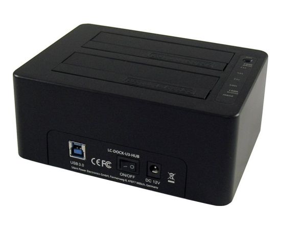 DOKSTACIJA LC-Power 2.5"/3.5" SATA - USB 3.2 Gen 1 (LC-DOCK-U3-HUB)