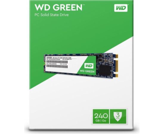 SSD WD Green 240GB M.2 2280 SATA III (WDS240G1G0B)