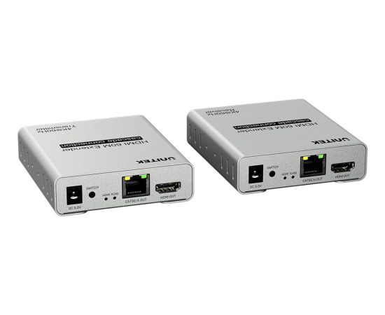 Adapter AV Unitek extender HDMI 2.0 4K  lan