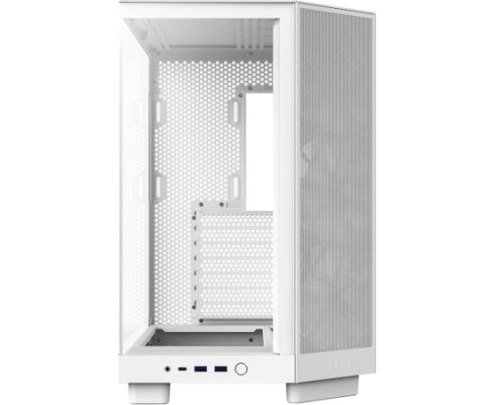 NZXT H6 Flow, tower case (white, tempered glass)