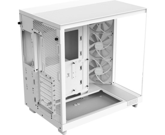 NZXT H6 Flow, tower case (white, tempered glass)