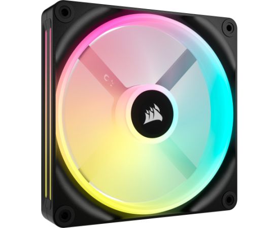 Corsair iCUE LINK QX140 RGB 140mm PWM Fan Case Fan (Black Expansion Kit) Korpusu dzesēšana