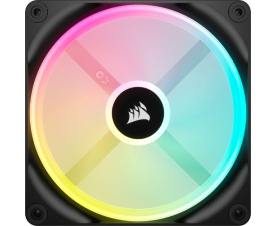 Corsair iCUE LINK QX140 RGB 140mm PWM Fan Case Fan (Black Expansion Kit) Korpusu dzesēšana