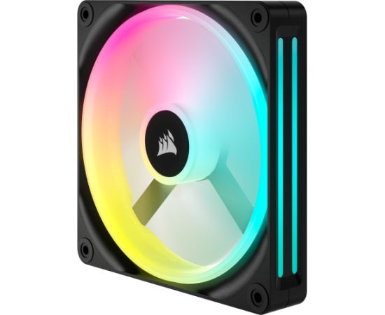 Corsair iCUE LINK QX140 RGB 140mm PWM Fan Case Fan (Black Expansion Kit) Korpusu dzesēšana